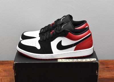 nike air jordan 1 retro low black toe