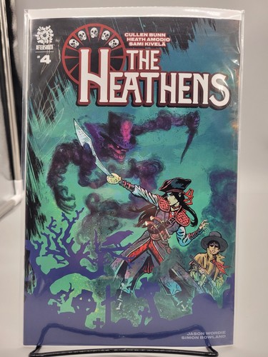 THE HEATHENS ISSUE 1 2 3 4 5 COMPLETE COMIC BOOK SET FIRST PRINT AFTERSHOCK NM - Picture 5 of 6