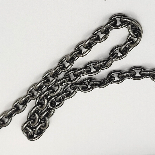 White House Black Market Black & Silver Floral Mesh Mini Bag Chain Link Strap - Picture 6 of 20