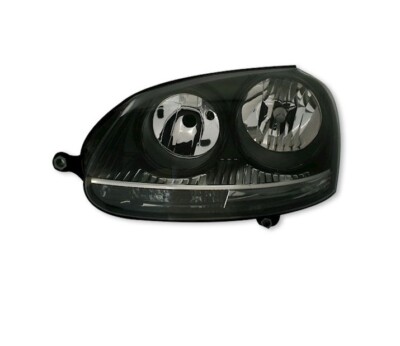 Right Headlight for VW Golf 5 2003 2004- VW Jetta 5 2005 2006- VP443L Black LHD