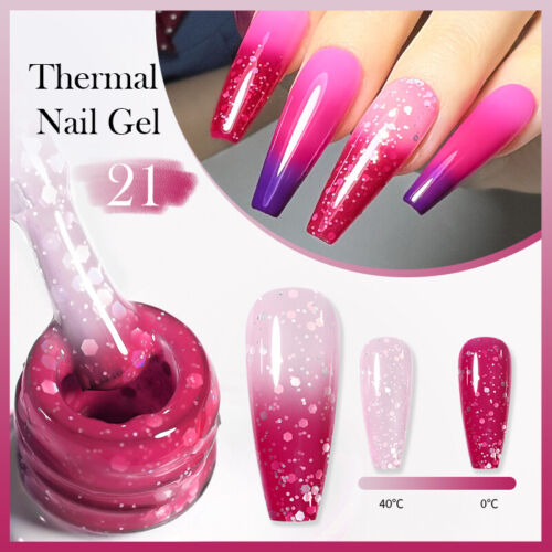 BORN PRETTY 10ml Thermal Gel Nagellack Temperatur Farbe Changing Soak Off Gel - Bild 30 von 36