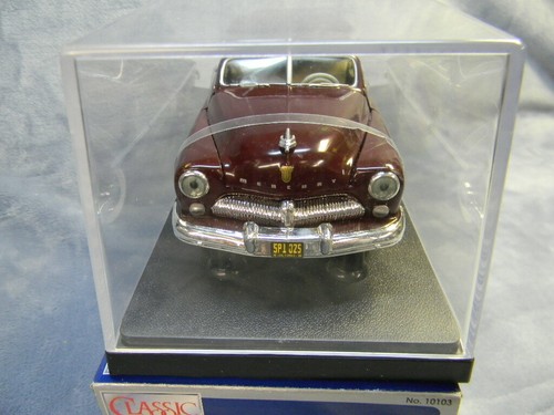 1/24 SCALE 1949 MERCURY CLUB COUPE MAROON CLASSIC METAL WORKS DIECAST CAR-MIB - Picture 6 of 12