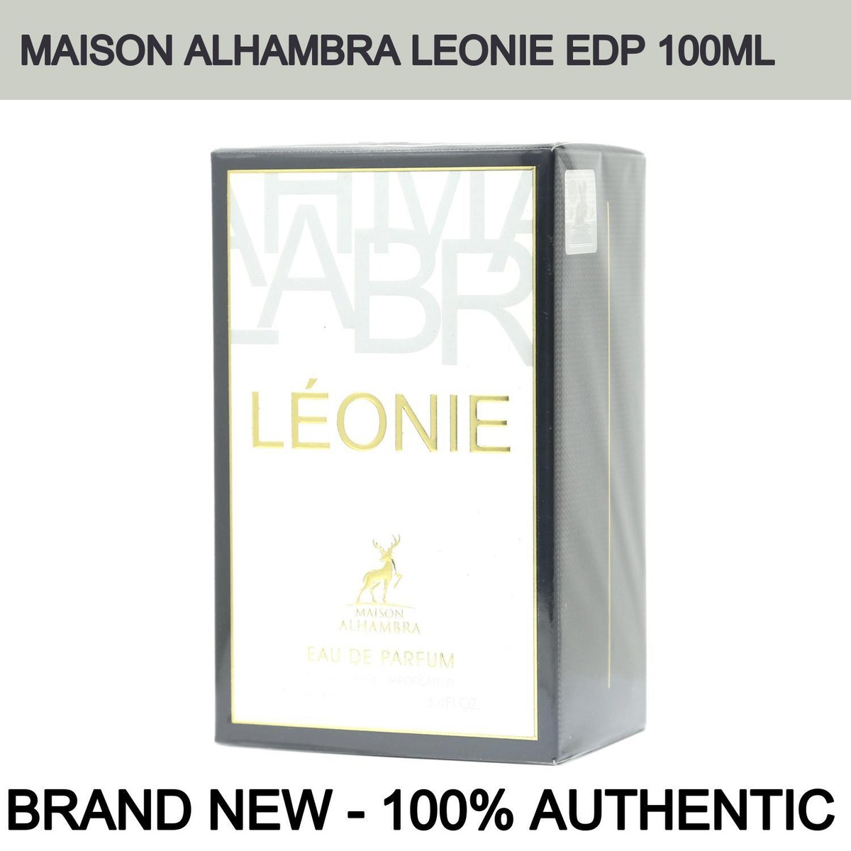 MAISON ALHAMBRA LÉONIE Edp 100ml Maison Alhambra Leonie Intense EDP Spray 3.4 oz / 100 ml For