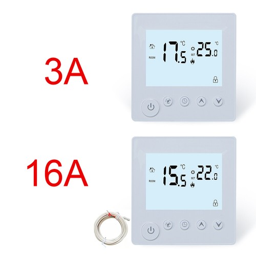 3A/16A LCD Digital Room Thermostat Water Heating /Gas Boiler Remote Controller - Picture 1 of 21