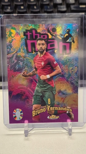 2024 Topps Road To Euro Finest The Man Bruno Fernandes  Portugal Case Hit! TM-BF