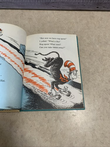 1958 TRUE 1st Edition HC Book Dr. Seuss Cat in the Hat Comes Back Vintage 1950s - Bild 8 von 9
