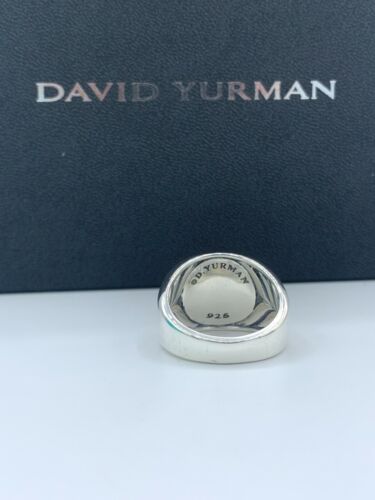 David Yurman Signet Exotic Ring Tiger's Eye 18mmx18mm size 10 - Picture 4 of 4