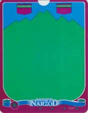 Vectrex Reproduction OVERLAY, OEM Quality - BRAND NEW - Fortress of Narzod