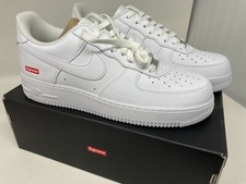 Nike Supreme Air Force 1 Low “White” (CU9225-100) Sizes 10.5