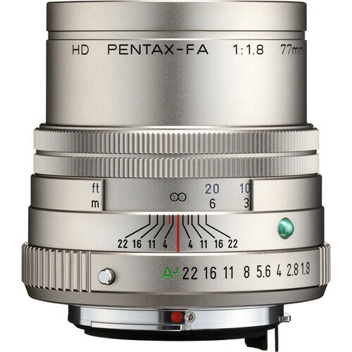 New Pentax HD PENTAX-FA 77mm f/1.8 Limited SILVER for K-Mount Full-Frame Format - Image 2 of 4