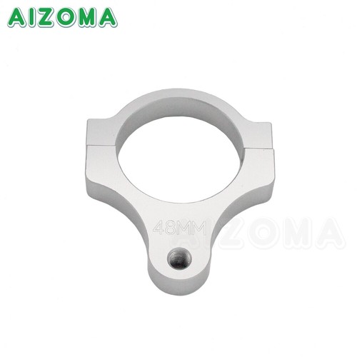 Universal Aluminum Motorcycle Bike 48MM Steering Damper Fork Bracket Mount Clamp - Picture 3 of 7