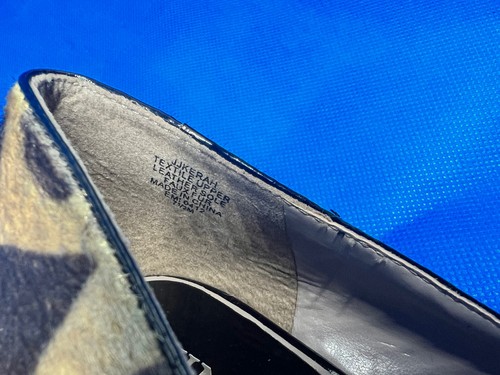 Nine West & Co Giraffe Leopard Kunstfell Leder Pumps High Heels Gr. 7,5 JJKERAH - Bild 8 von 8