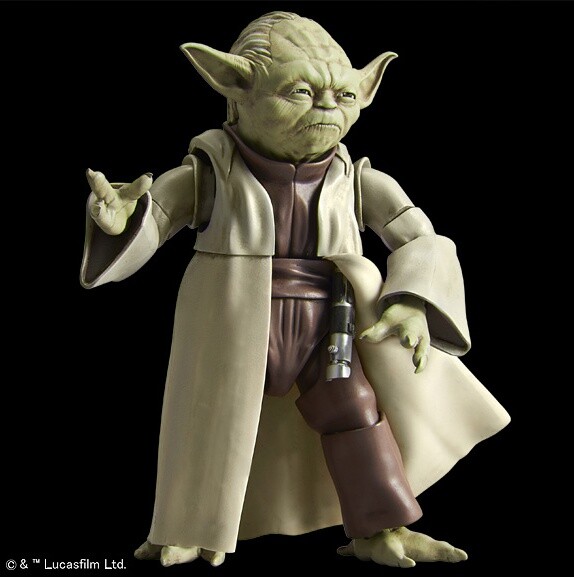 STAR WARS YODA 1/6 プラスチックモデルキット BANDAI: 1/6 and 1/12 Scale YODA STAR WARS Model Kit Review