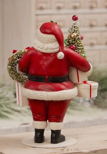 Bethany Lowe “Santa With Christmas Presents” Large 12.5” TD3163 - Picture 2 of 3