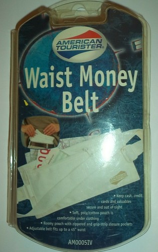 Waist Belt Bag Travel Pouch For Hidden ID Passport Secure -Shipped in the USA - Picture 2 of 8
