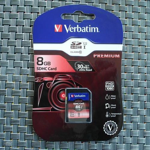 SD Memory Card Verbatim - SDHC Class 10 -8 GB - 43961 - Imagen 2 de 3