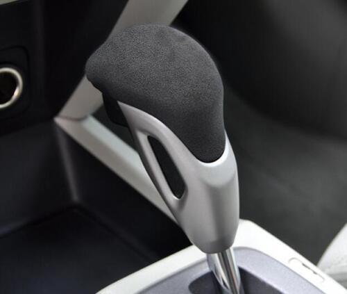 For Honda Civic 2012-2015 Gray Alcantara Car Console Gear Shift Knob Cover Trim - Picture 4 of 6