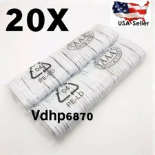 LOT 20 pack X 3FT USB Data Charger Cable for iPhone 8/9/10/11/12/13/14