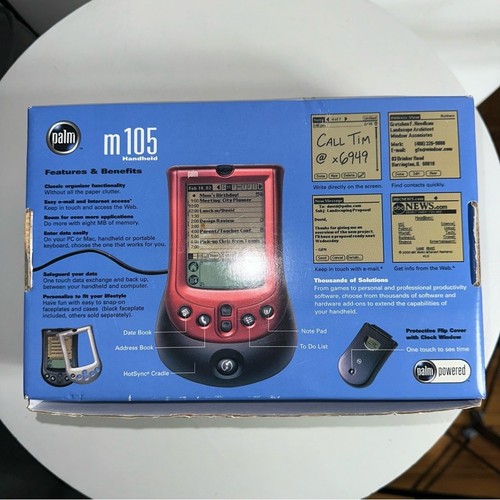 Palm Vintage NIB m105 Personal Handheld Organizer Pocket Computer System - Photo 2/7