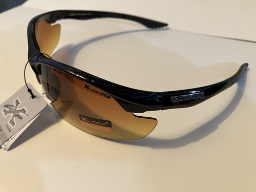 Gafas de sol X Loop HD 8XHD330301 ámbar marrón lente 3303 negro brillante - Imagen 13 de 16