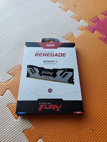 Kingston FURY Renegade 32 GB (2 x 16 GB) DDR5-6000 CL32 Memory - Picture 1 of 2