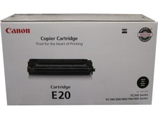 Canon E-20 (1492A002AA) Black Toner Cartridge Damaged Open Box OEM