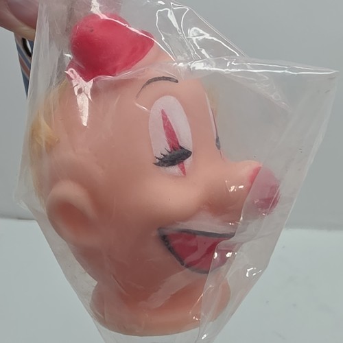 Vintage Westrim Crafts Vinyl Clownköpfe neu aus altem Lagerbestand Stil 6539 6574 Puppe Puppenherstellung - Bild 10 von 12