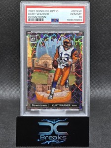 2022 Donruss Optic Kurt Warner Downtown PSA-10 Psa10 Mint 10 🔥