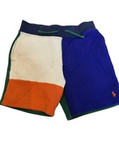 Polo Ralph Lauren Shorts Boys 6 Patchwork Fleece Drawstring Casual Summer