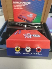 RetroScaler2x AV to HDMI Up-Scaler Converter Line-Doubler Retro Console Tink USA