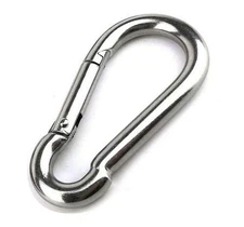 Large Carabiner Clip,5-1/2 Inch Heavy Duty Stainless Steel Spring Snap ,Hammock