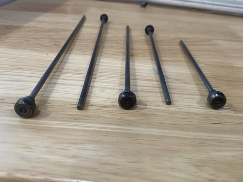 Five (5) End Measuring Rod Set Machinist Tools 1/8" Diameter - 4.5" to 8.5" - Picture 5 of 5