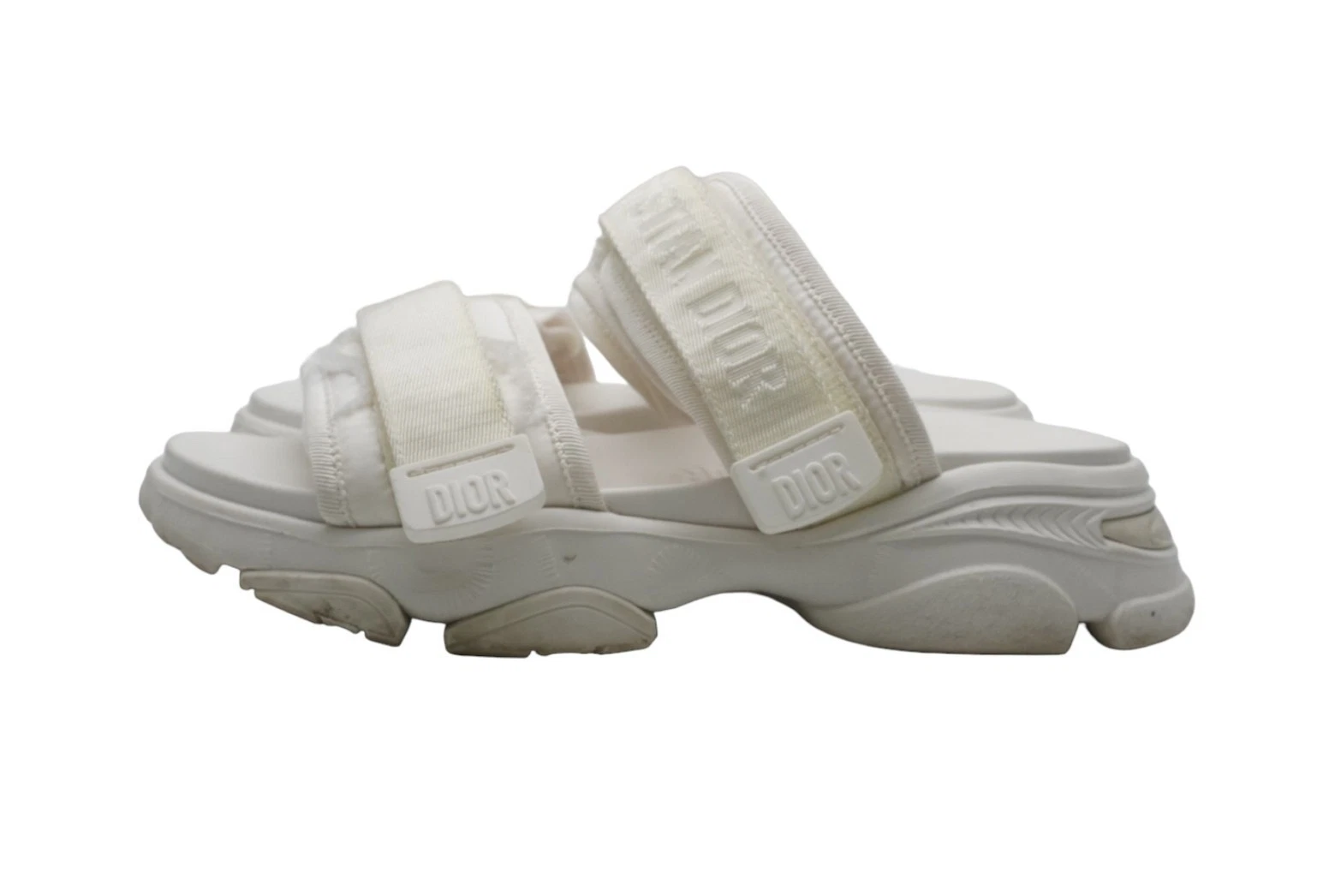 Sandales blanches Christian Dior femme taille LS35 Made in Italy 51932