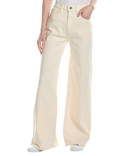 Hudson Jeans Jolene Ecru Wide Leg Jean Women's White 28