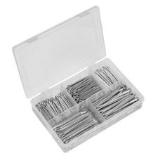 Sealey Split Pin Assortment 230pc Large Sizes Metric & Imperial AB003SP