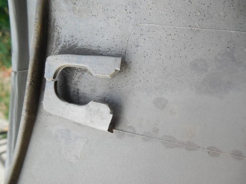 1990 1991 1992 BROUGHAM RIGHT REAR DOOR TRIM PANEL OE USED DENTED SCRAPED SILVER - Bild 20 von 24