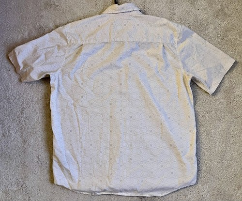 Men’s Quicksilver Medium Off-White Button Up Collared Shirt - Bild 6 von 6