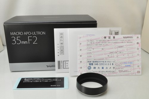 Voigtlander MACRO APO-ULTRON 35mm F2 X Mount w/Box♪♪#6181 - Picture 9 of 10