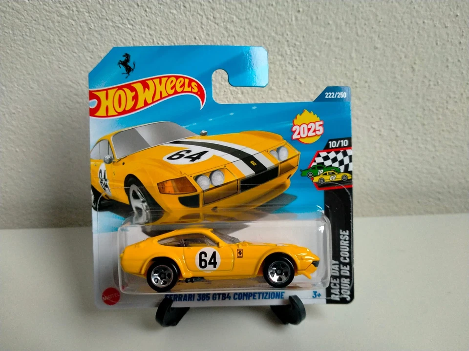 LOTTO 5 HOT WHEELS FERRARI F40 365 COMPETIZIONE SF90 ALFA ROMEO GIULIA SUPER TI - Immagine 3 di 4