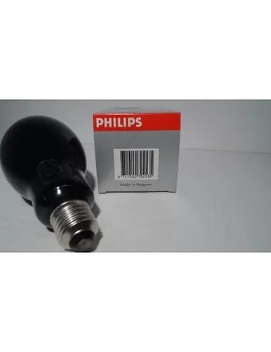 Philips Lámpara Madera 160w 220-240v e27blacklight Azul mlw160