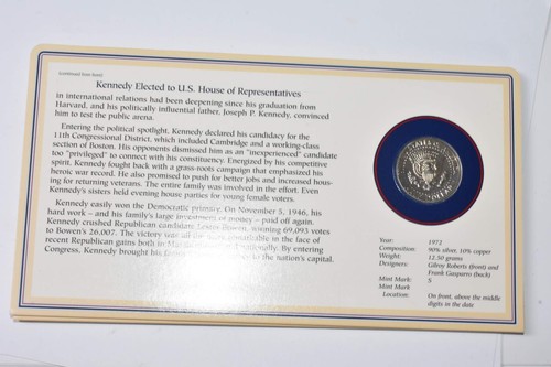 Lot of 10 Proof Quality Silver Half Dollars 90% silver (7) Kennedy (3) Franklin - Picture 9 of 21