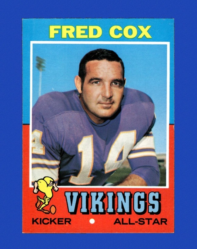 1971 Topps Set-Break # 96 Fred Cox NR-MINT *GMCARDS*