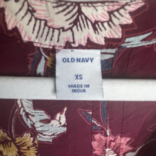 Old Navy Sleeveless Blouse SZ XS Floral. Rayon. Boho - Picture 6 of 10