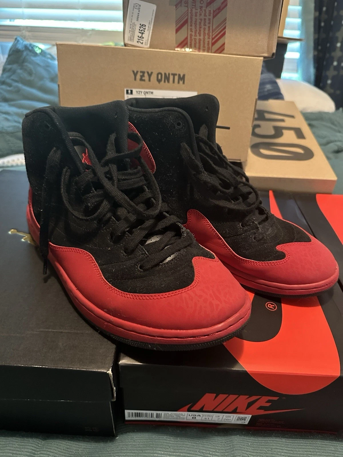 Nike Jordan KO 23 Taglia 12 (AR4493 006) Uomo Nero Palestra Rosso Nero