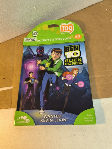 LeapFrog Tag Activity Storybook Ben 10 Alien Force Wanted Kevin Levin (5-7 yrs) - Picture 1 of 2