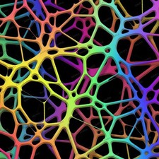 Rainbow Framework 23 - 18"x46" Hydrographic Film Hydro Dipping