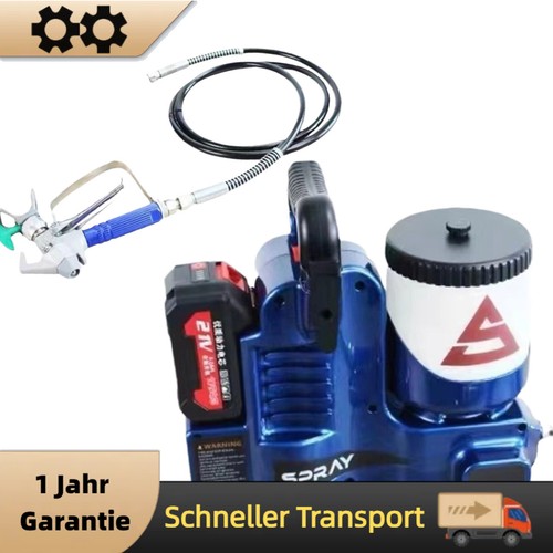 Für Wandfarben Lacke Für Makita 18-21V Akku Airless Farbsprühgerät Spritzgerät - Bild 1 von 6