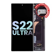 OLED Assembly With Frame Compatible For Samsung Galaxy S22 Ultra 5G Service Pack