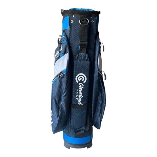 Cleveland 14 Way Dividers Cart Carry Golf Bag Black White Blue Raincover - Picture 5 of 14