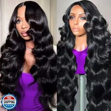 Zazumi 13x6 Body Wave Lace Front Wigs Human Hair 200 Density HD Transparent L